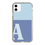Slim Protection Case［ Original - initial two tone - A blue ］