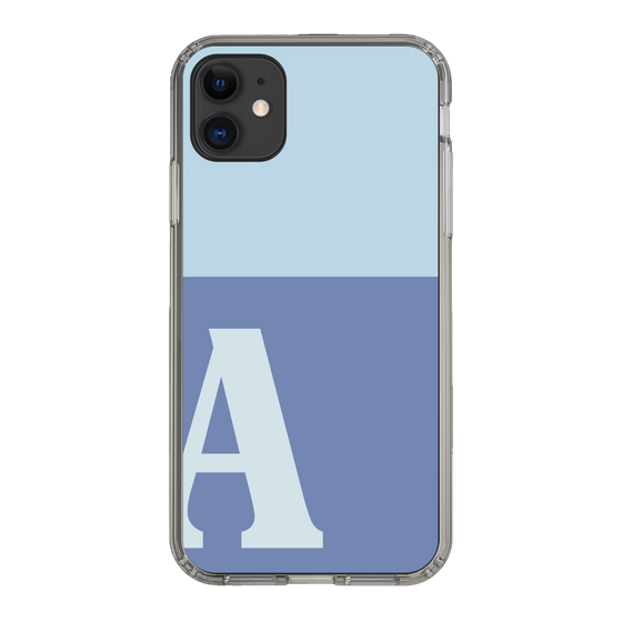 Slim Protection Case［ Original - initial two tone - A blue ］