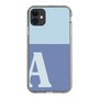 Slim Protection Case［ Original - initial two tone - A blue ］