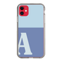 Slim Protection Case［ Original - initial two tone - A blue ］
