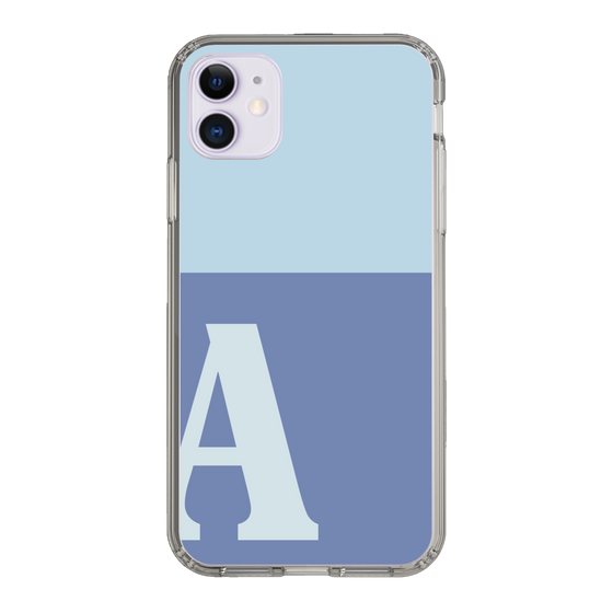 Slim Protection Case［ Original - initial two tone - A blue ］