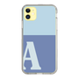 Slim Protection Case［ Original - initial two tone - A blue ］
