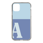 Slim Protection Case［ Original - initial two tone - A blue ］