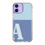 Slim Protection Case［ Original - initial two tone - A blue ］