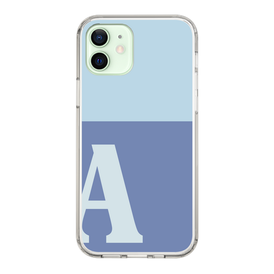 Slim Protection Case［ Original - initial two tone - A blue ］