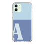 Slim Protection Case［ Original - initial two tone - A blue ］