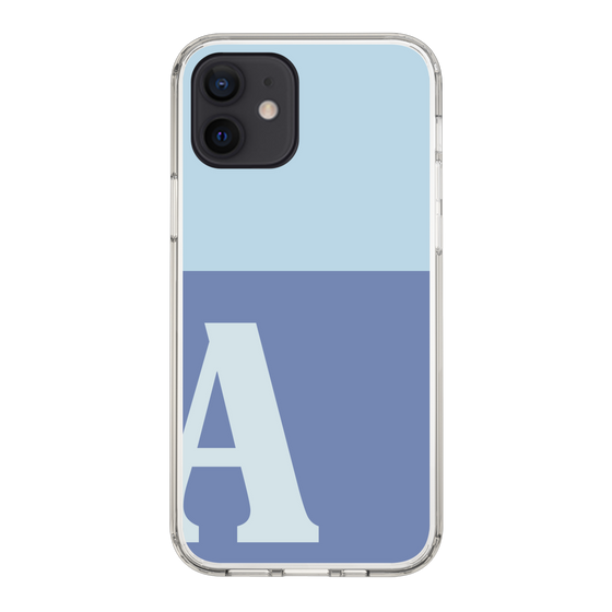 Slim Protection Case［ Original - initial two tone - A blue ］