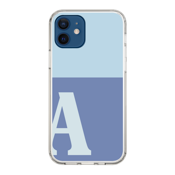 Slim Protection Case［ Original - initial two tone - A blue ］