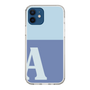 Slim Protection Case［ Original - initial two tone - A blue ］