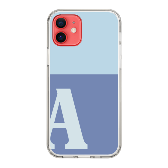 Slim Protection Case［ Original - initial two tone - A blue ］