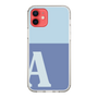 Slim Protection Case［ Original - initial two tone - A blue ］