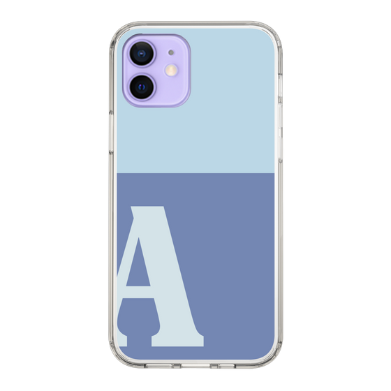 Slim Protection Case［ Original - initial two tone - A blue ］
