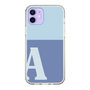 Slim Protection Case［ Original - initial two tone - A blue ］