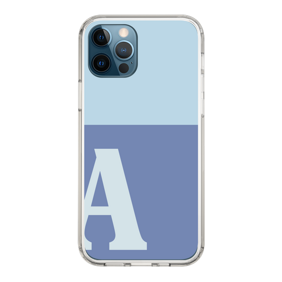 Slim Protection Case［ Original - initial two tone - A blue ］