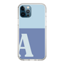 Slim Protection Case［ Original - initial two tone - A blue ］