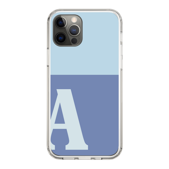 Slim Protection Case［ Original - initial two tone - A blue ］