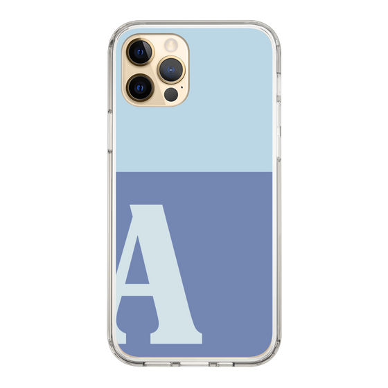 Slim Protection Case［ Original - initial two tone - A blue ］