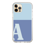 Slim Protection Case［ Original - initial two tone - A blue ］