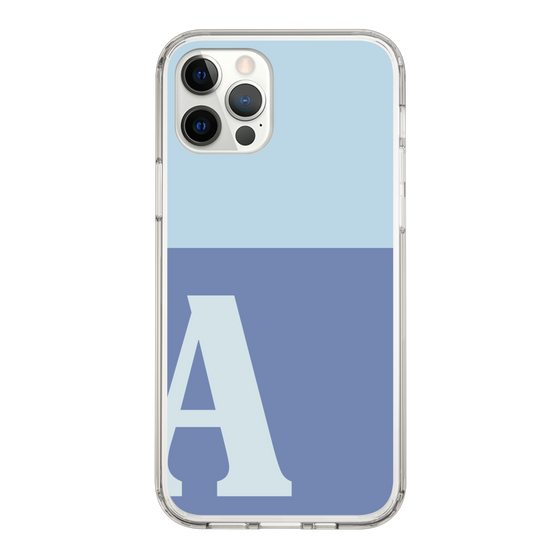 Slim Protection Case［ Original - initial two tone - A blue ］