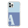 Slim Protection Case［ Original - initial two tone - A blue ］