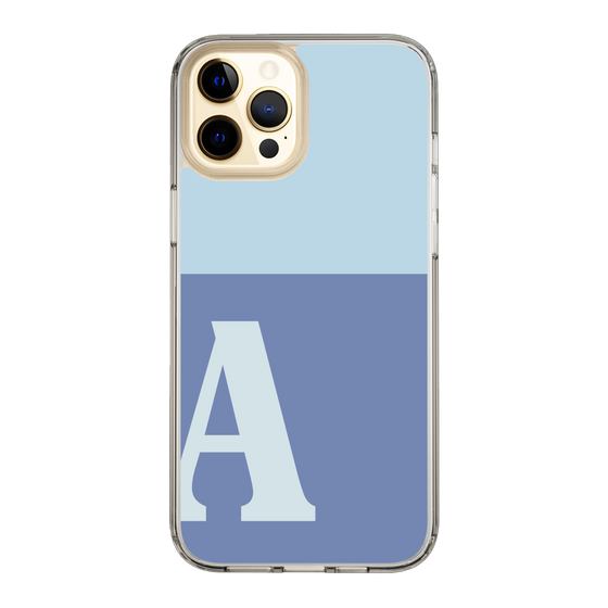 Slim Protection Case［ Original - initial two tone - A blue ］