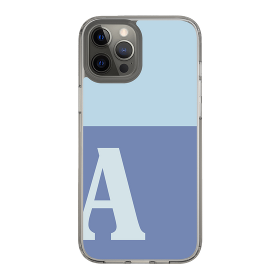 Slim Protection Case［ Original - initial two tone - A blue ］