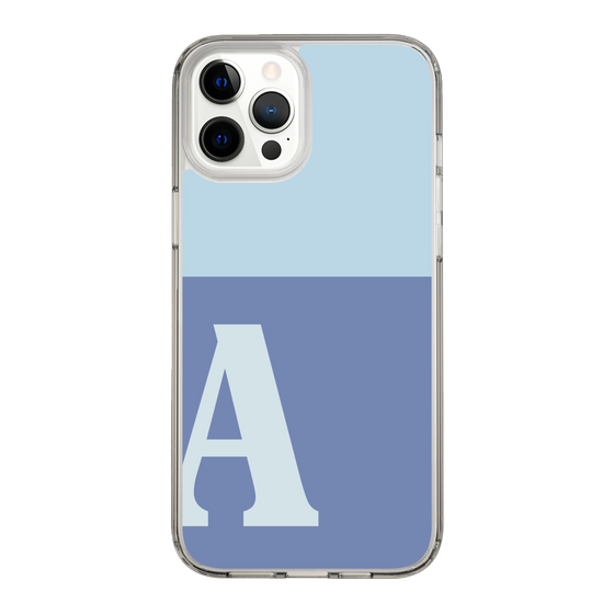 Slim Protection Case［ Original - initial two tone - A blue ］