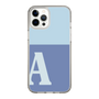 Slim Protection Case［ Original - initial two tone - A blue ］