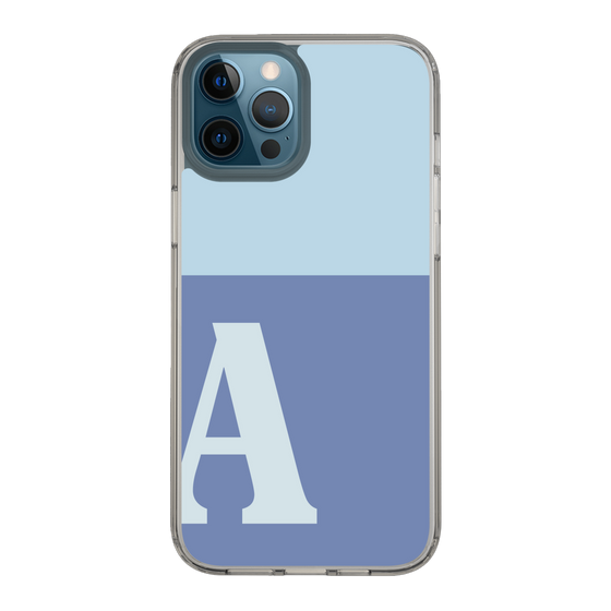 Slim Protection Case［ Original - initial two tone - A blue ］