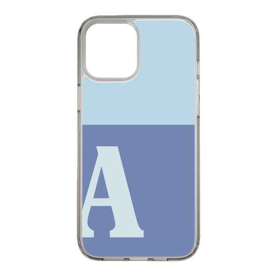 Slim Protection Case［ Original - initial two tone - A blue ］