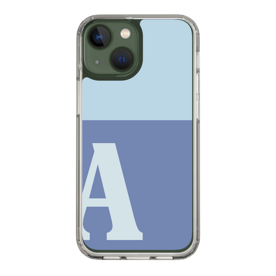 Slim Protection Case［ Original - initial two tone - A blue ］