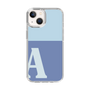 Slim Protection Case［ Original - initial two tone - A blue ］