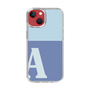 Slim Protection Case［ Original - initial two tone - A blue ］