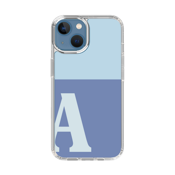 Slim Protection Case［ Original - initial two tone - A blue ］