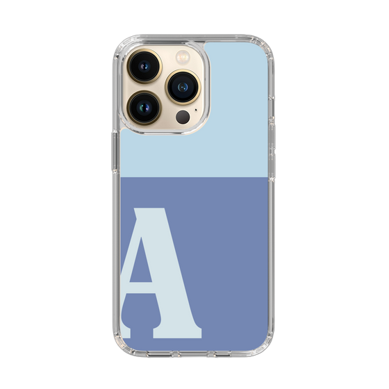 Slim Protection Case［ Original - initial two tone - A blue ］