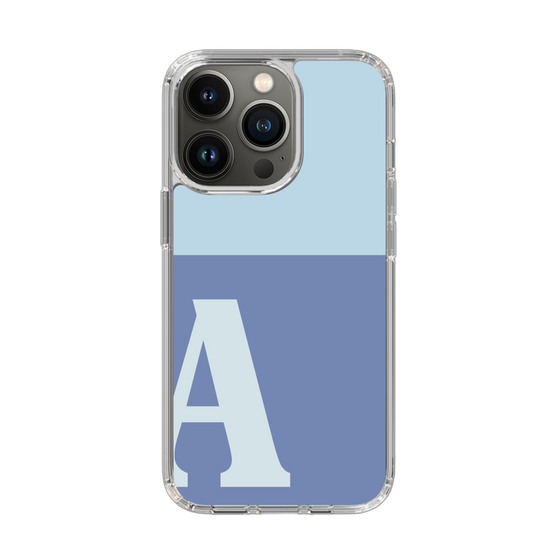 Slim Protection Case［ Original - initial two tone - A blue ］