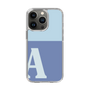 Slim Protection Case［ Original - initial two tone - A blue ］