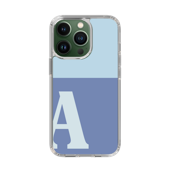 Slim Protection Case［ Original - initial two tone - A blue ］