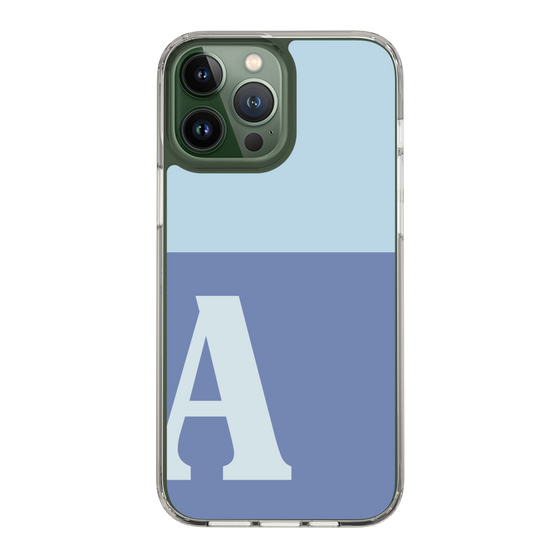 Slim Protection Case［ Original - initial two tone - A blue ］