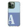 Slim Protection Case［ Original - initial two tone - A blue ］
