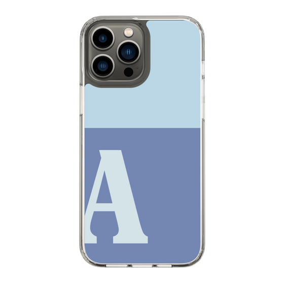 Slim Protection Case［ Original - initial two tone - A blue ］