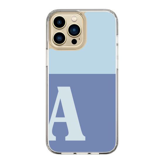 Slim Protection Case［ Original - initial two tone - A blue ］