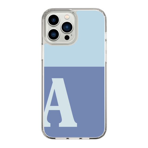 Slim Protection Case［ Original - initial two tone - A blue ］