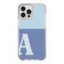 Slim Protection Case［ Original - initial two tone - A blue ］