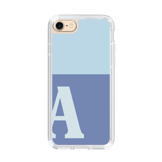 Slim Protection Case［ Original - initial two tone - A blue ］