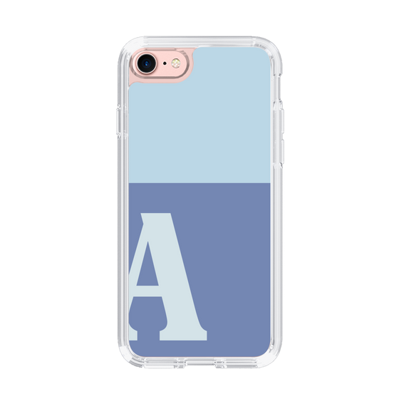 Slim Protection Case［ Original - initial two tone - A blue ］