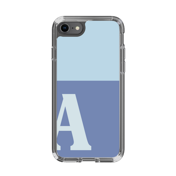 Slim Protection Case［ Original - initial two tone - A blue ］