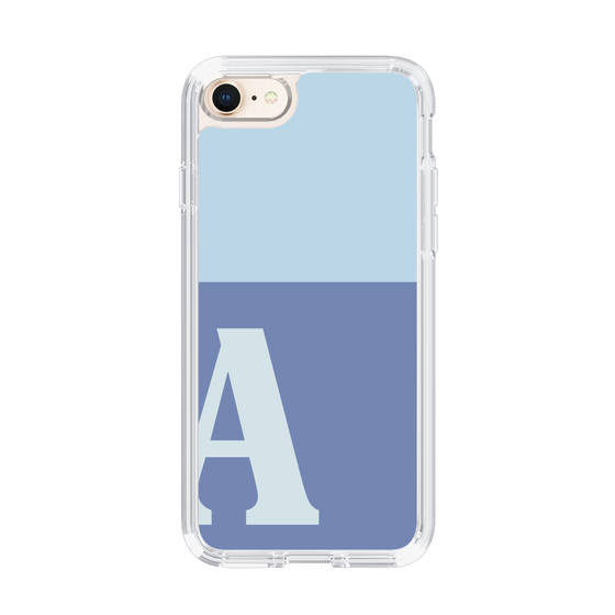 Slim Protection Case［ Original - initial two tone - A blue ］