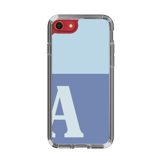 Slim Protection Case［ Original - initial two tone - A blue ］