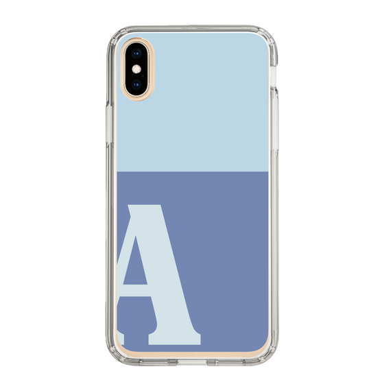 Slim Protection Case［ Original - initial two tone - A blue ］